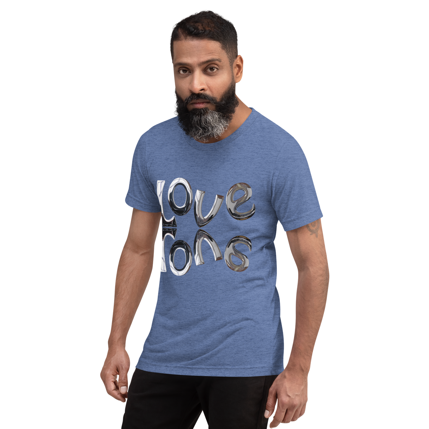 "REFLECTION OF LOVE" Unisex Tri-blend T-shirt