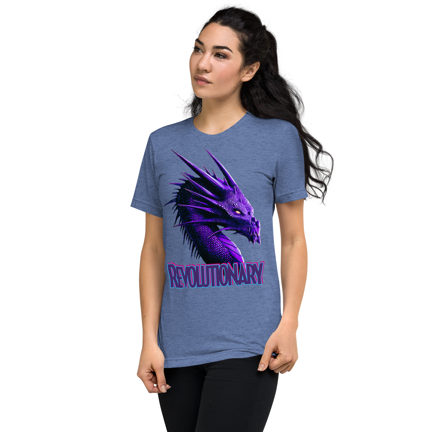 "PURPLE FIRE" Unisex Tri-blend T-shirt