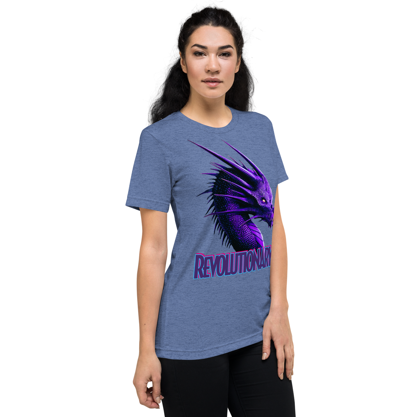 "PURPLE FIRE" Unisex Tri-blend T-shirt