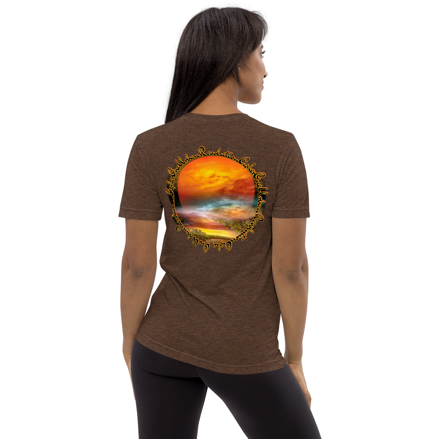 "SOLAR FLARES" Unisex Tri-blend T-shirt