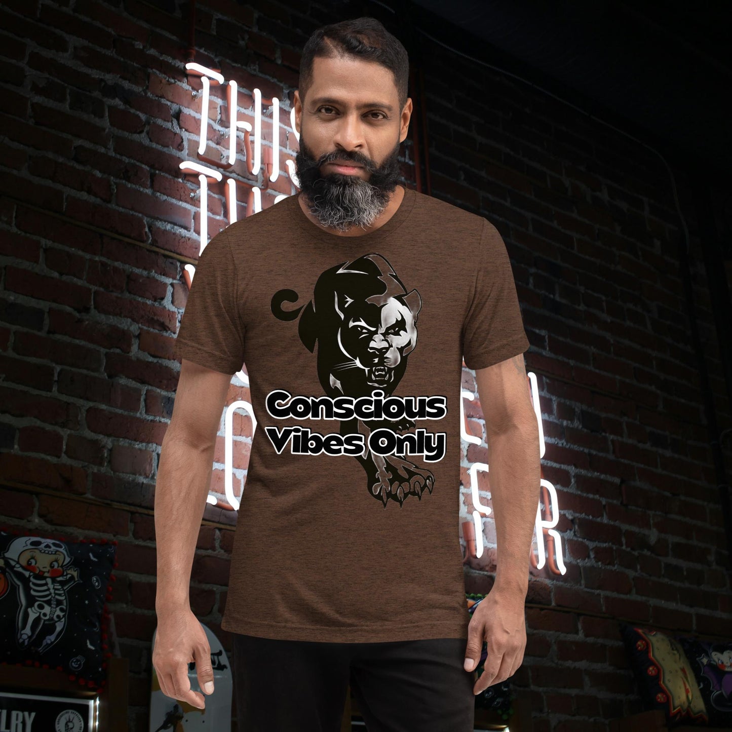 "CONSCIOUS VIBES" Unisex Tri-Blend T-Shirt