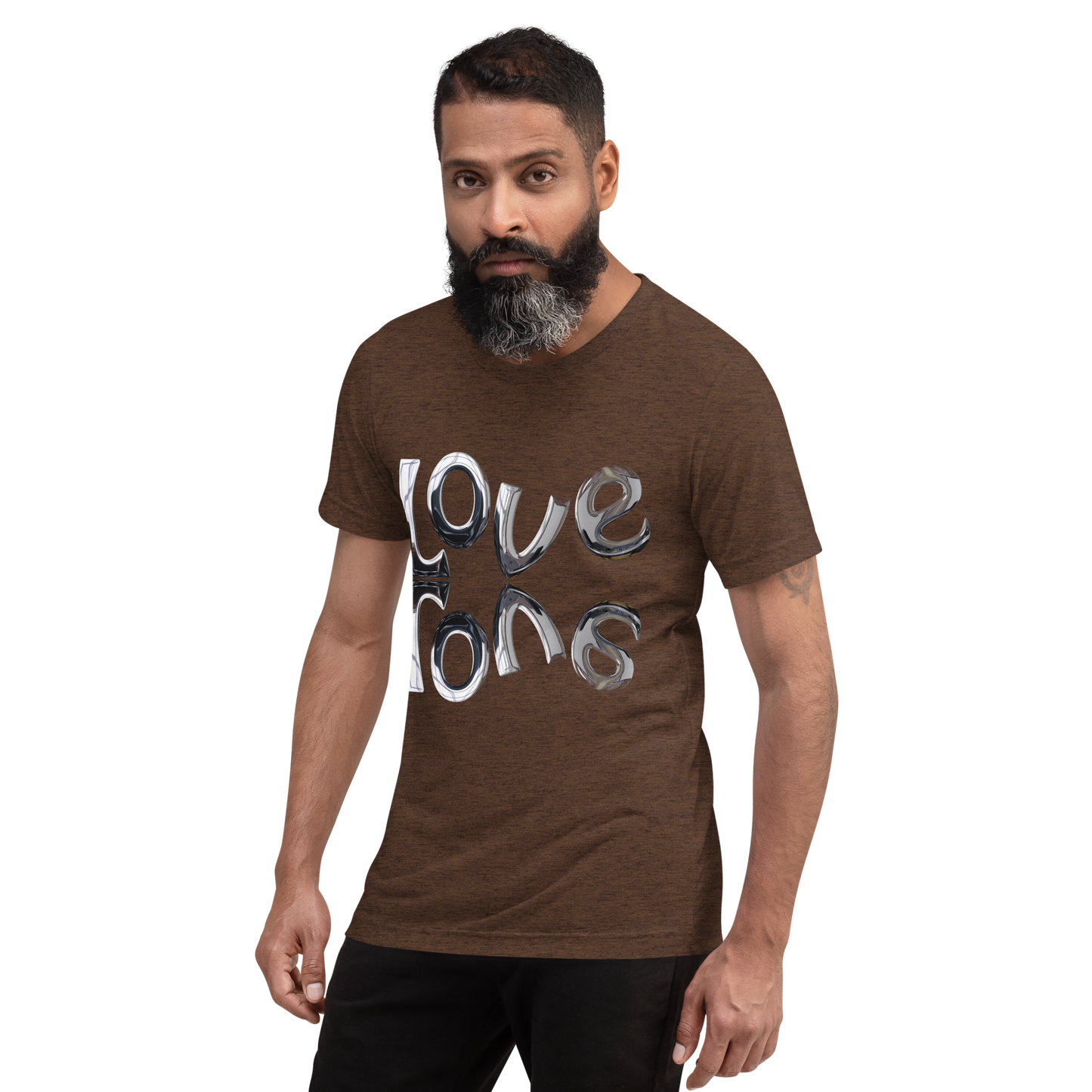 "REFLECTION OF LOVE" Unisex Tri-blend T-shirt