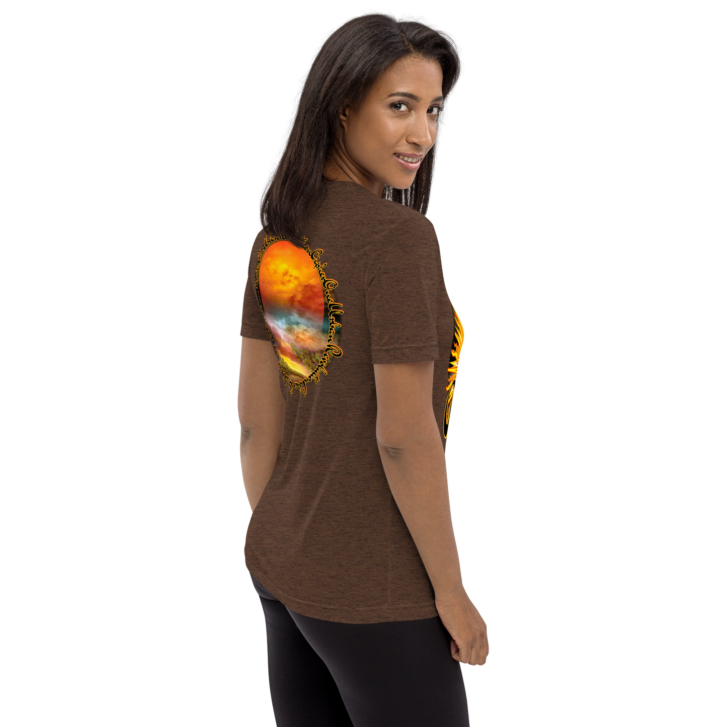 "SOLAR FLARES" Unisex Tri-blend T-shirt