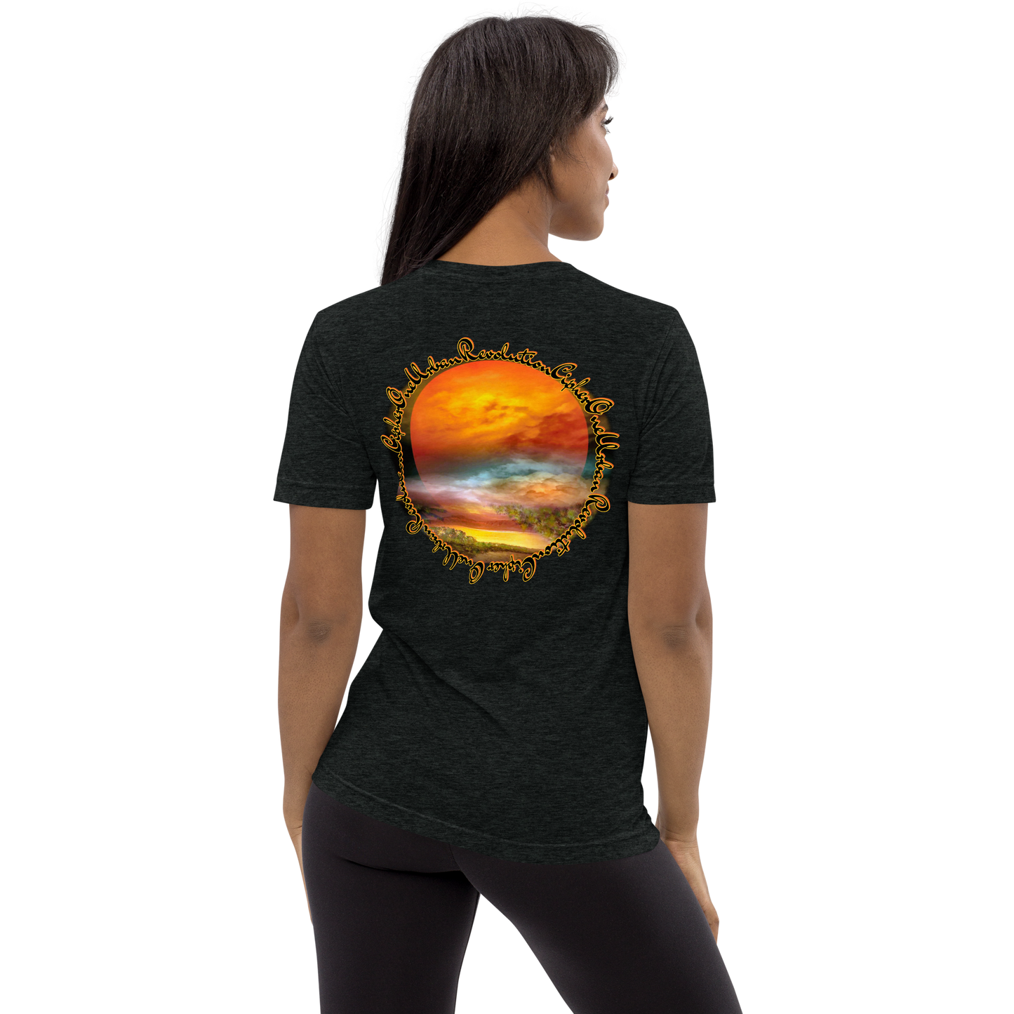 "SOLAR FLARES" Unisex Tri-blend T-shirt