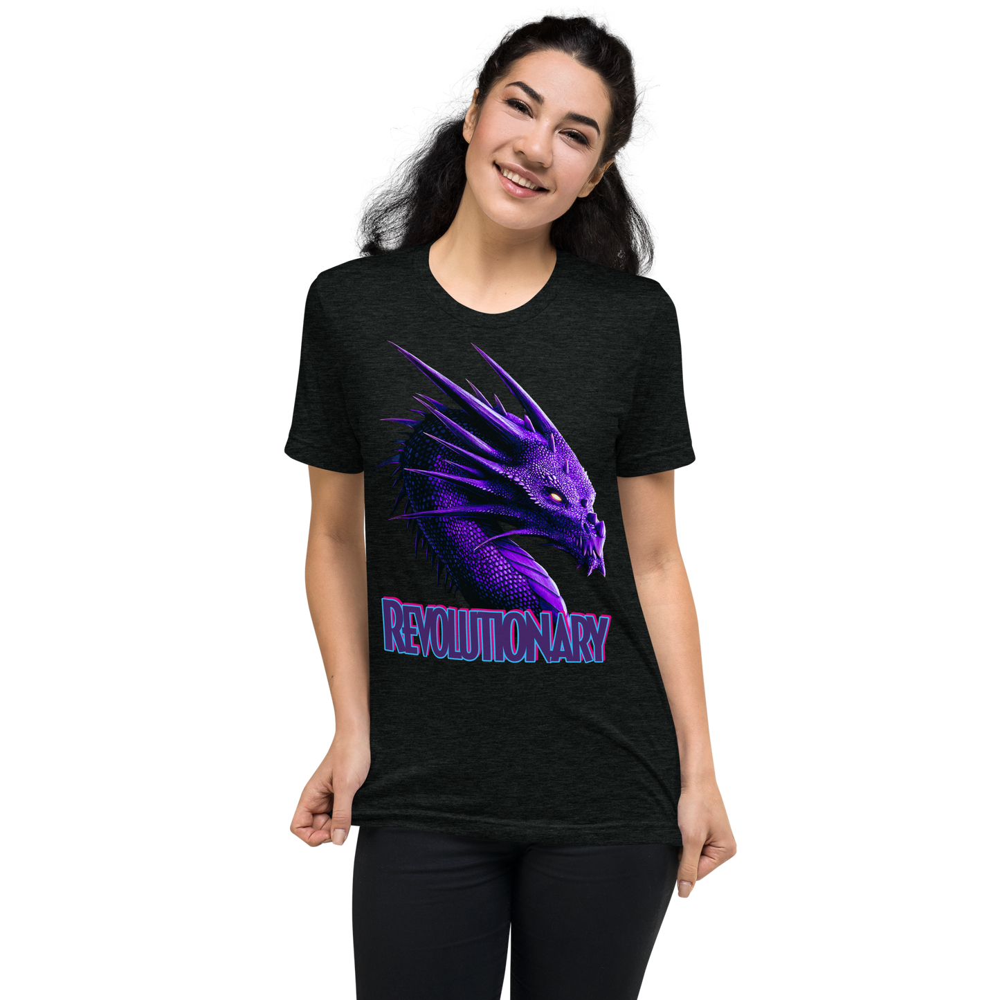 "PURPLE FIRE" Unisex Tri-blend T-shirt