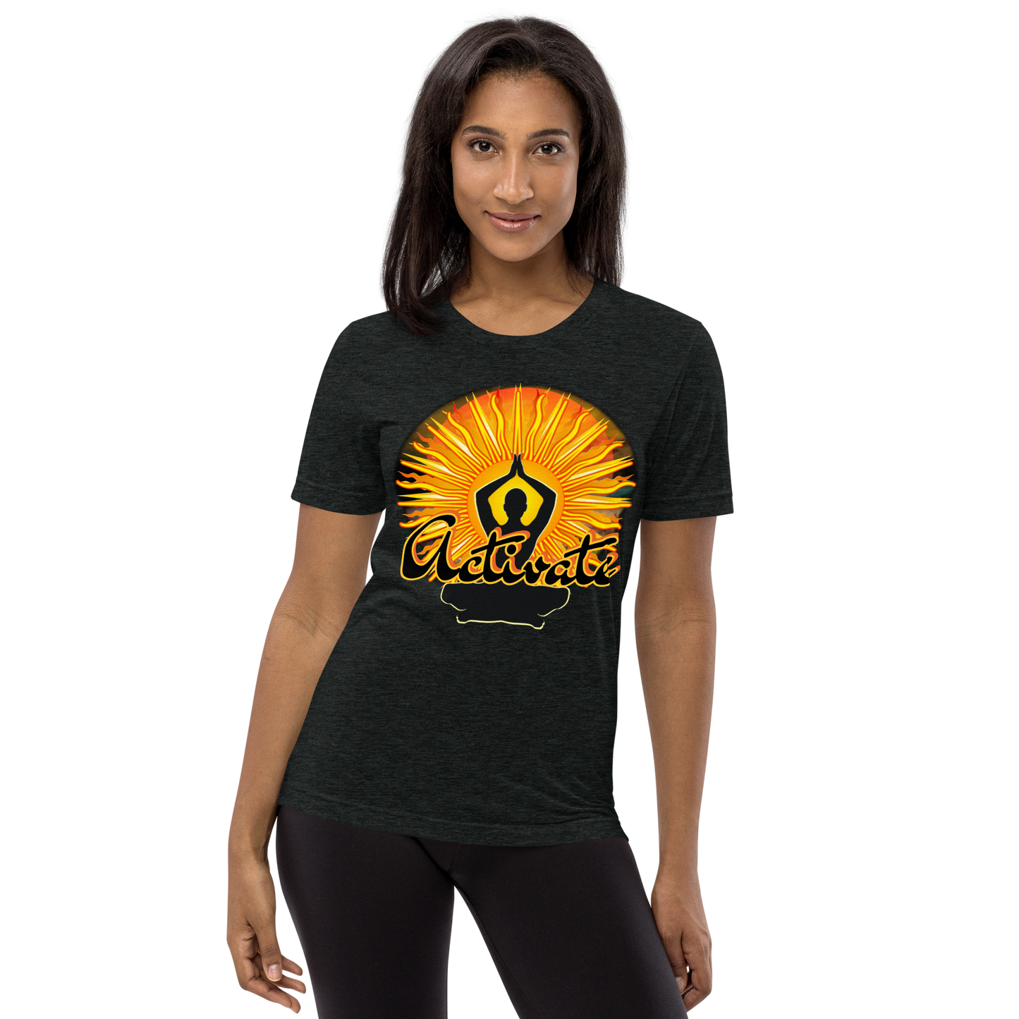 "SOLAR FLARES" Unisex Tri-blend T-shirt