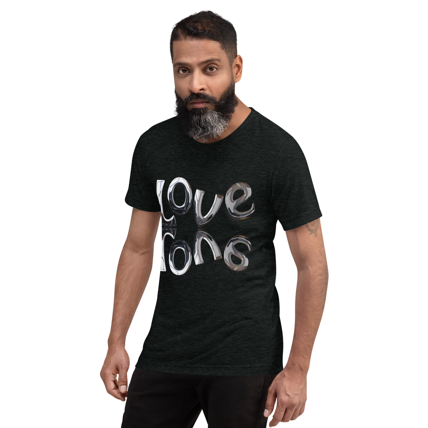 "REFLECTION OF LOVE" Unisex Tri-blend T-shirt