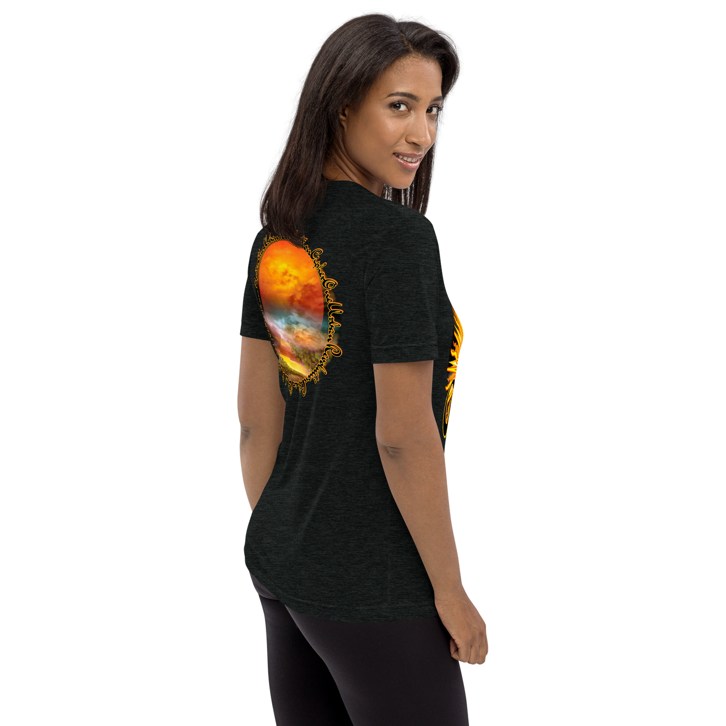 "SOLAR FLARES" Unisex Tri-blend T-shirt