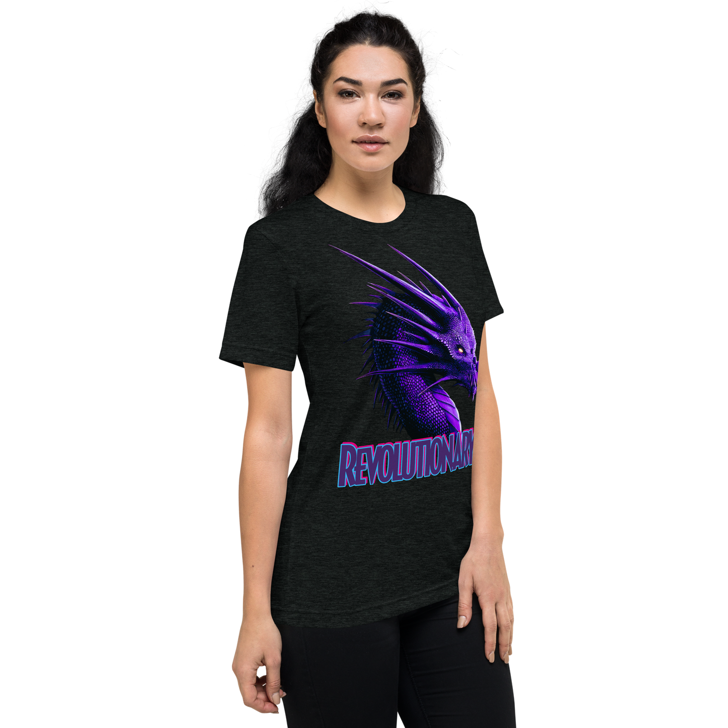 "PURPLE FIRE" Unisex Tri-blend T-shirt