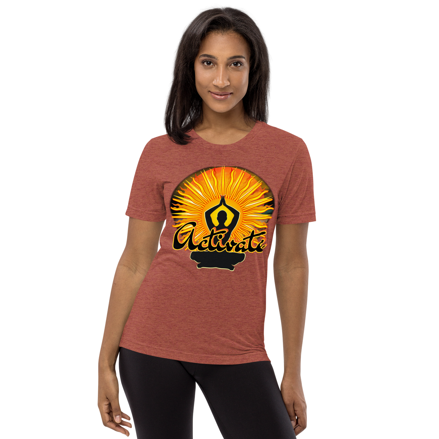 "SOLAR FLARES" Unisex Tri-blend T-shirt