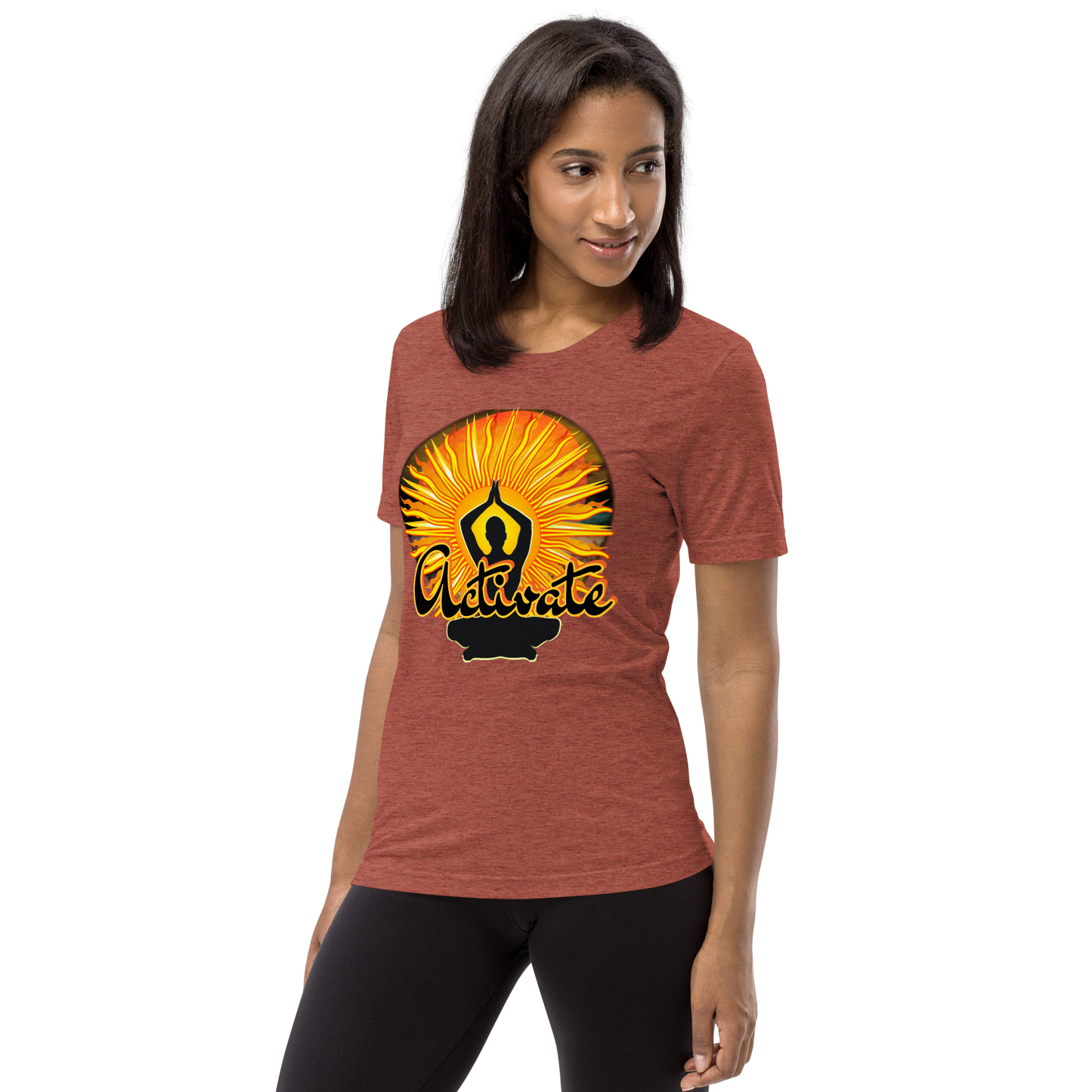 "SOLAR FLARES" Unisex Tri-blend T-shirt