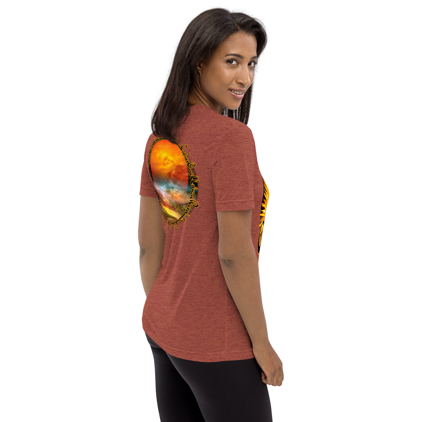 "SOLAR FLARES" Unisex Tri-blend T-shirt