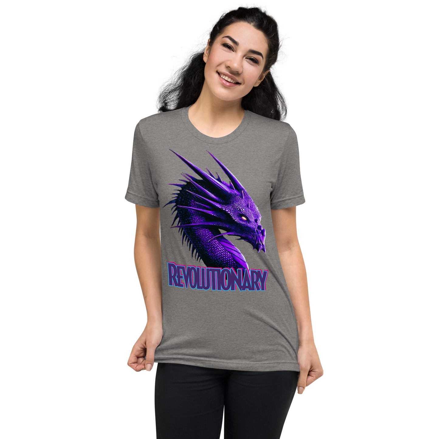 "PURPLE FIRE" Unisex Tri-blend T-shirt