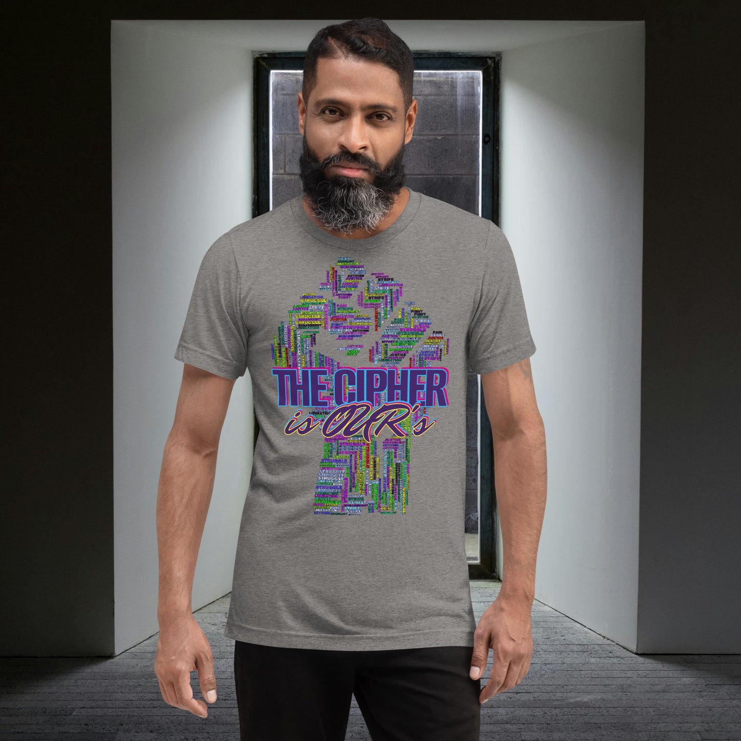 "THE CIPHER" Unisex Tri-blend T-shirt