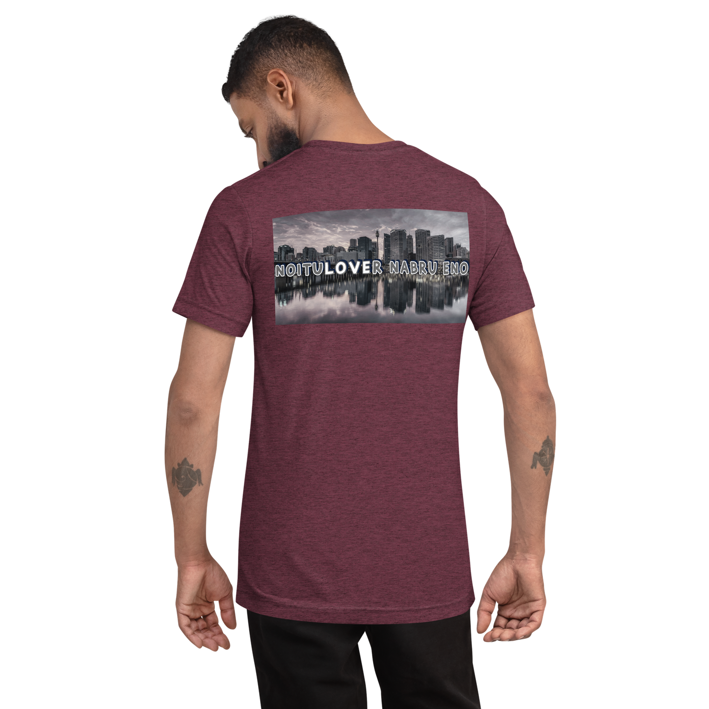 "REFLECTION OF LOVE" Unisex Tri-blend T-shirt