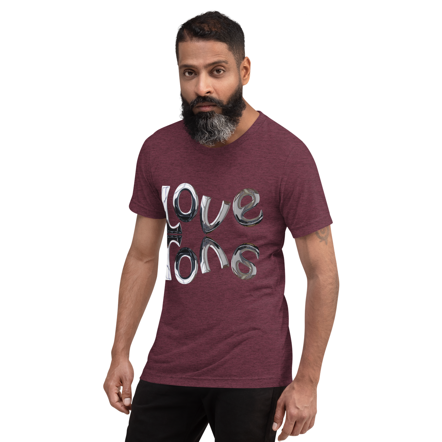 "REFLECTION OF LOVE" Unisex Tri-blend T-shirt