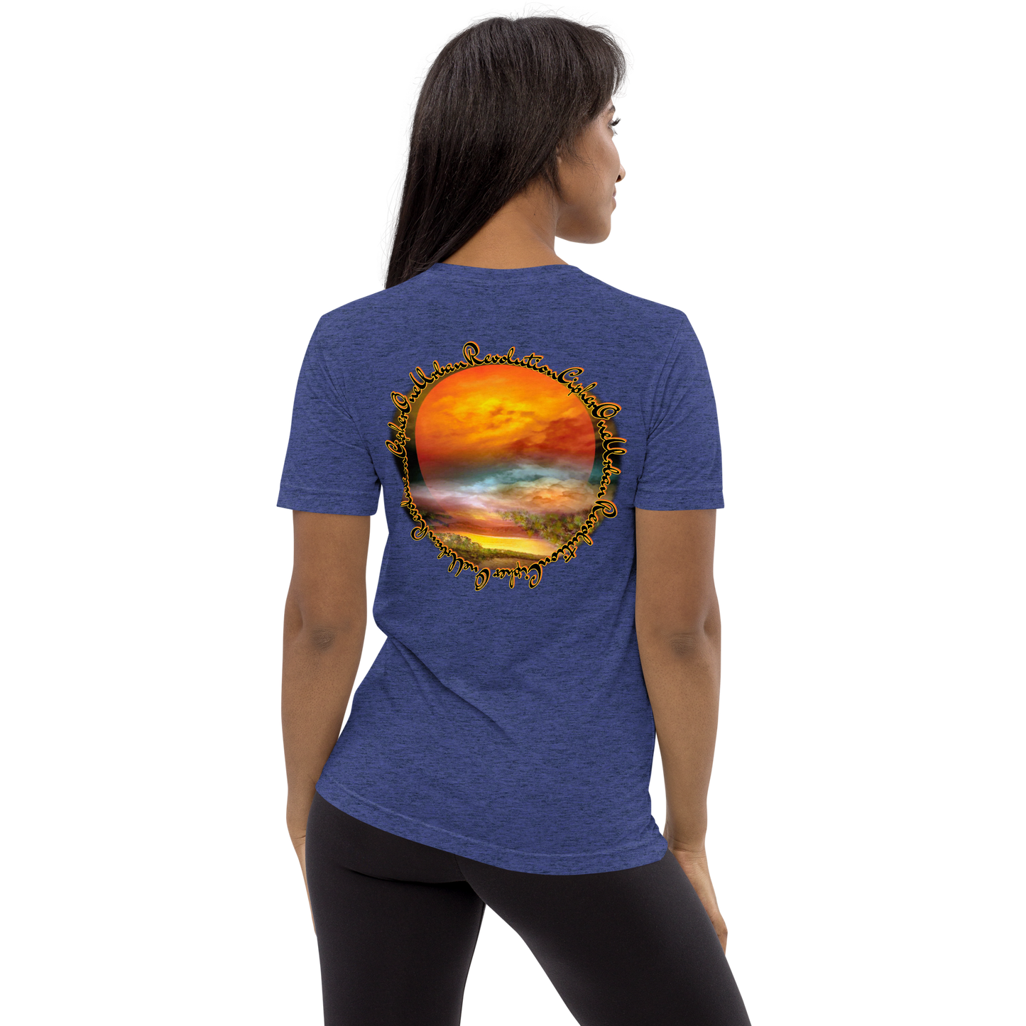 "SOLAR FLARES" Unisex Tri-blend T-shirt