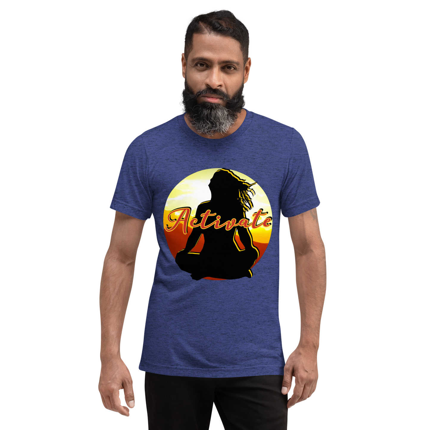 "SOLAR FLARES" Unisex Tri-blend T-shirt