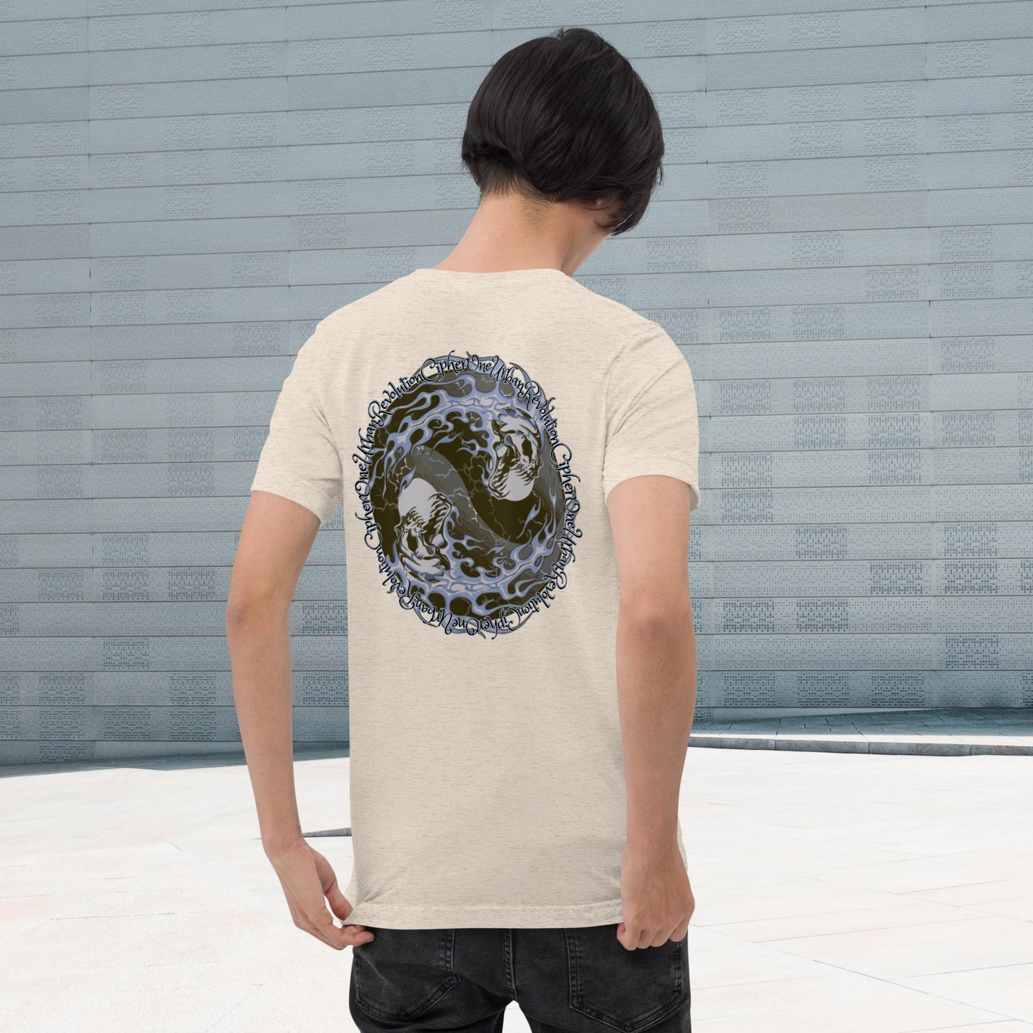 "POLAR DRAGON" Unisex Tri-blend T-shirt