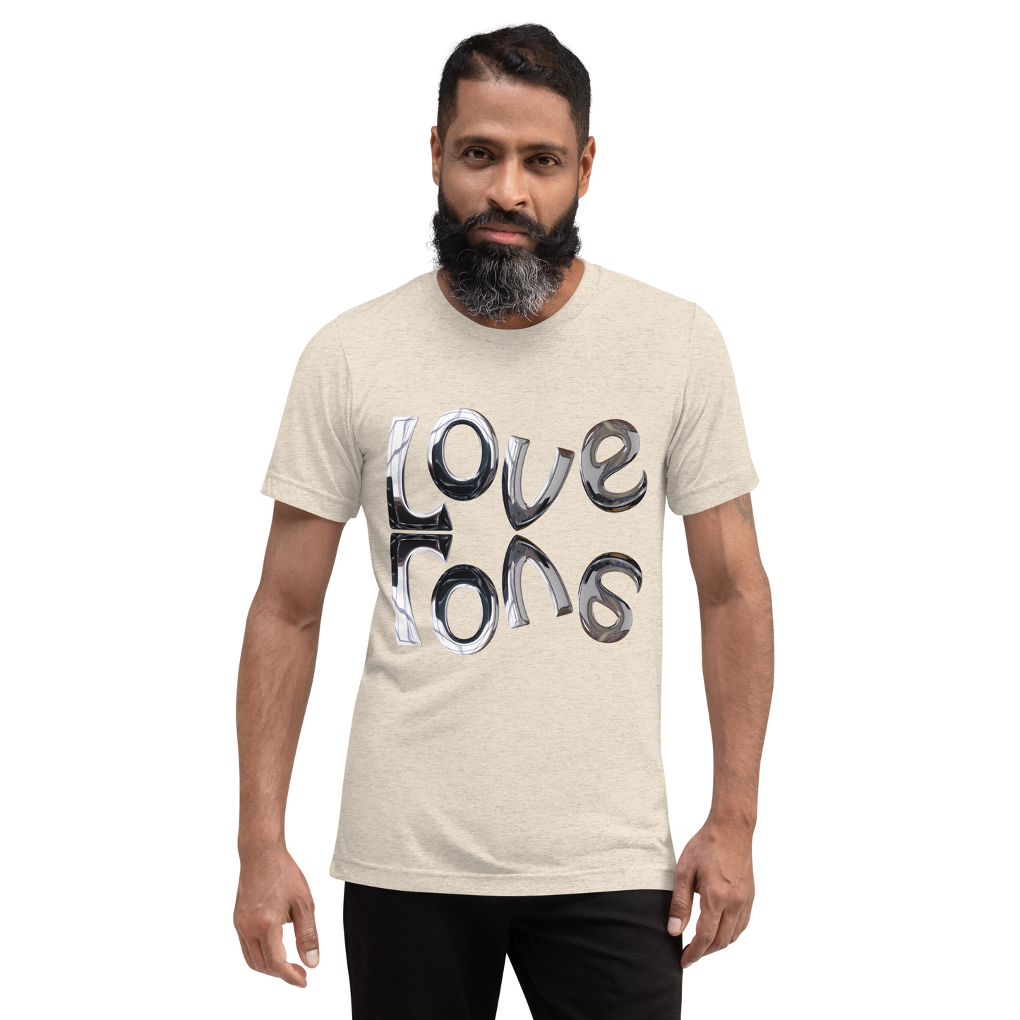 "REFLECTION OF LOVE" Unisex Tri-blend T-shirt