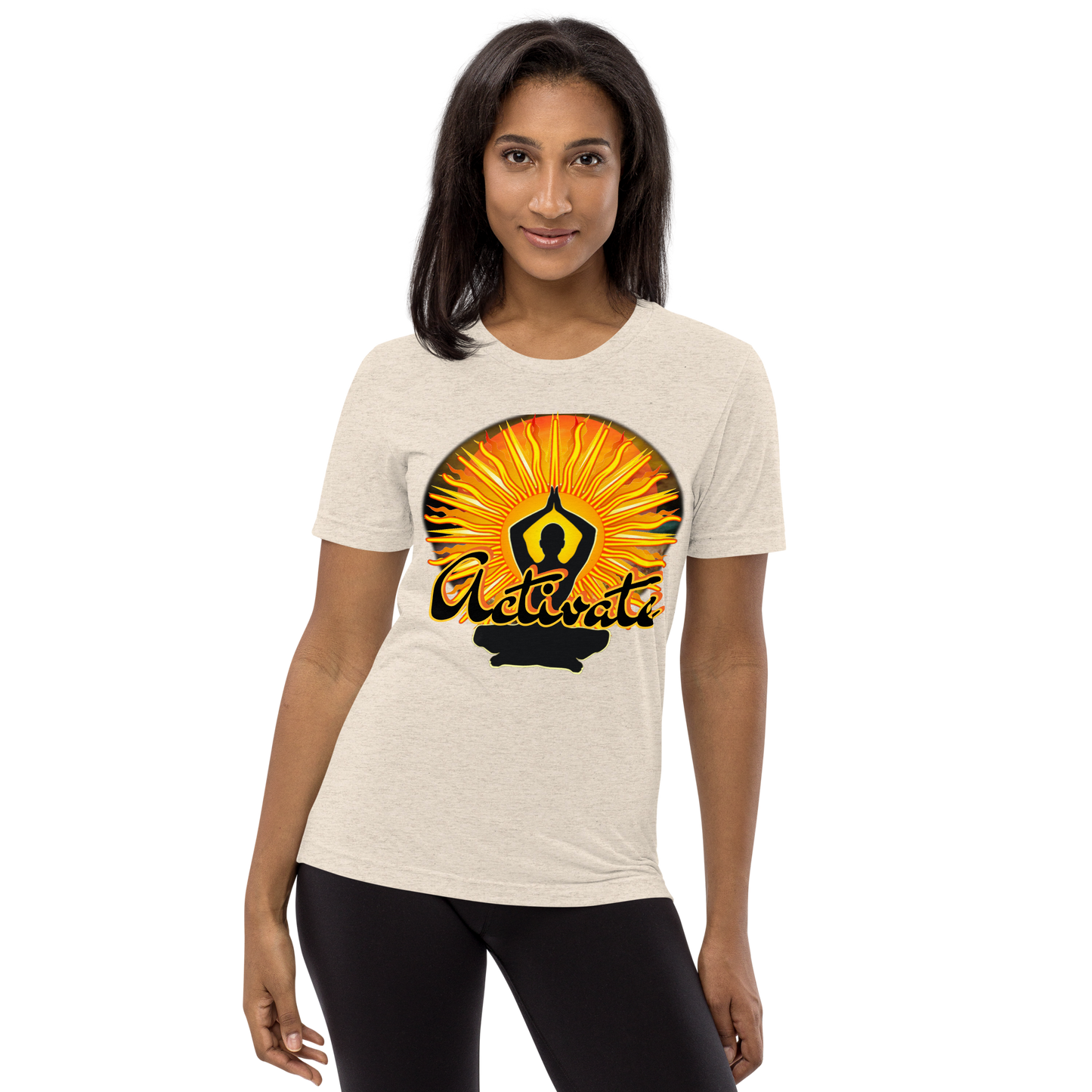 "SOLAR FLARES" Unisex Tri-blend T-shirt