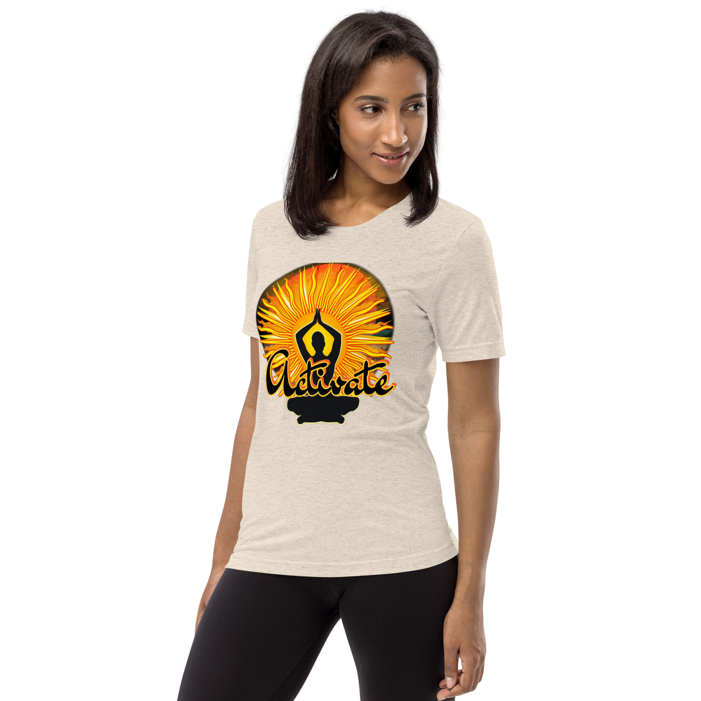 "SOLAR FLARES" Unisex Tri-blend T-shirt