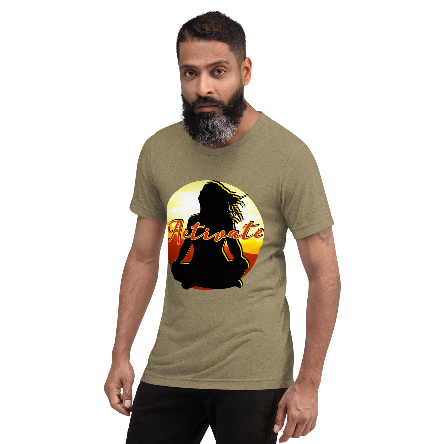 "SOLAR FLARES" Unisex Tri-blend T-shirt