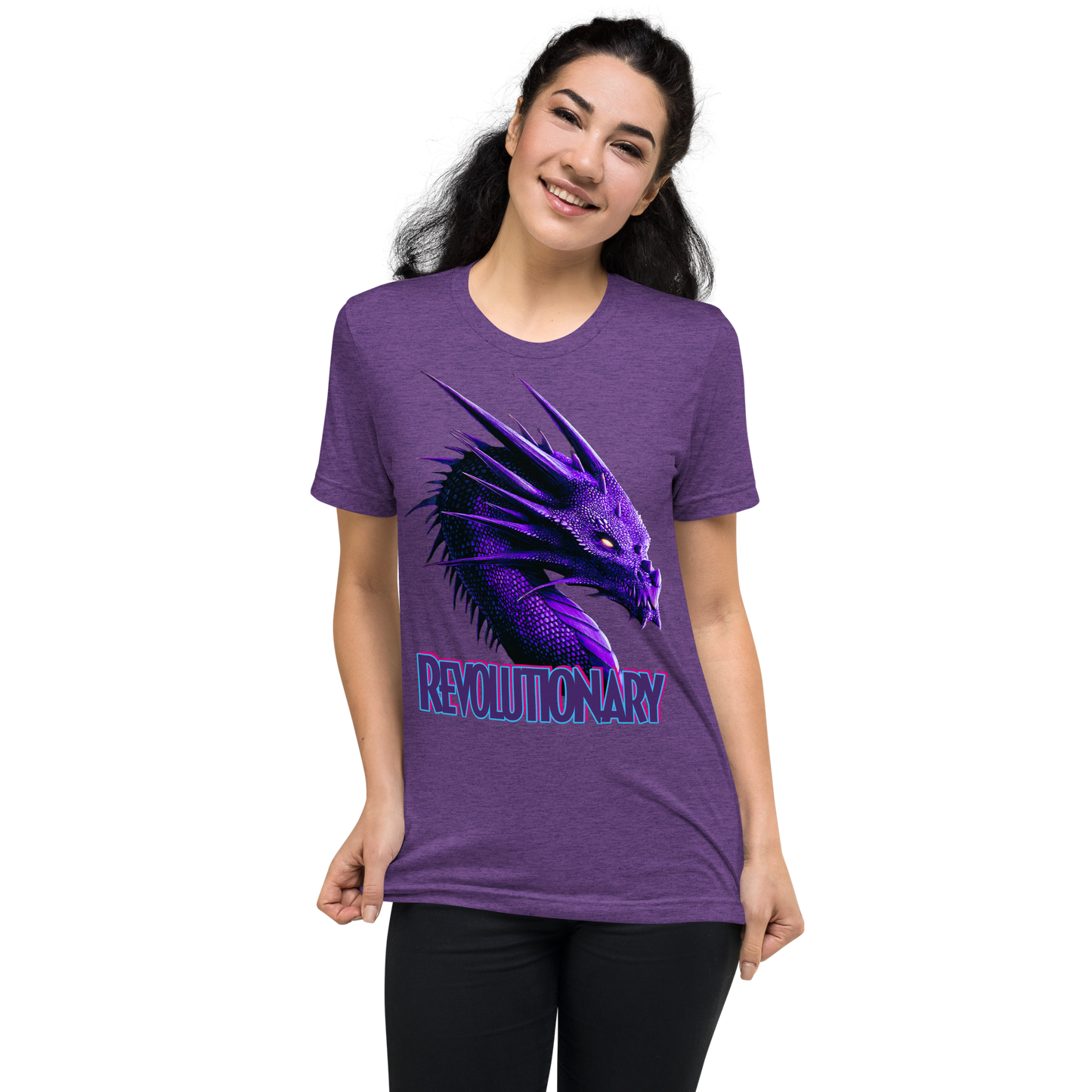 "PURPLE FIRE" Unisex Tri-blend T-shirt