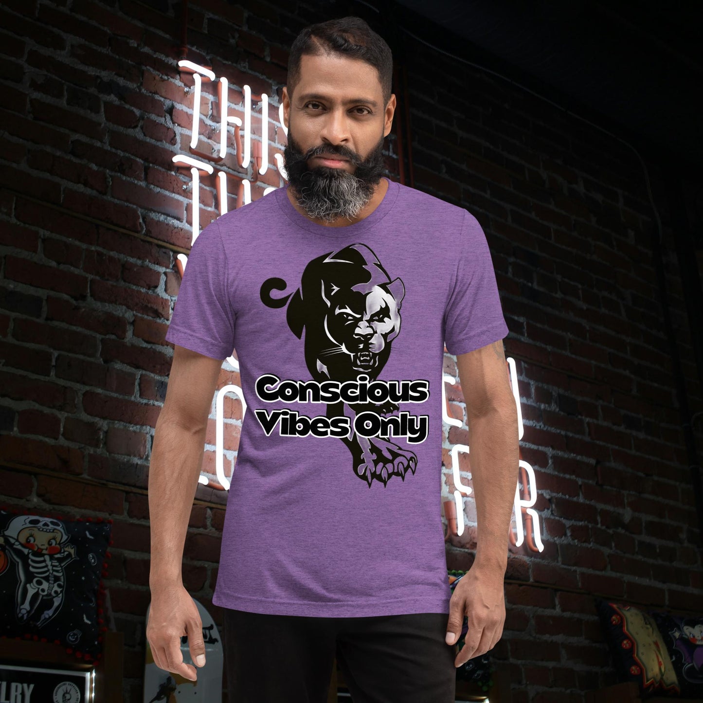 "CONSCIOUS VIBES" Unisex Tri-Blend T-Shirt