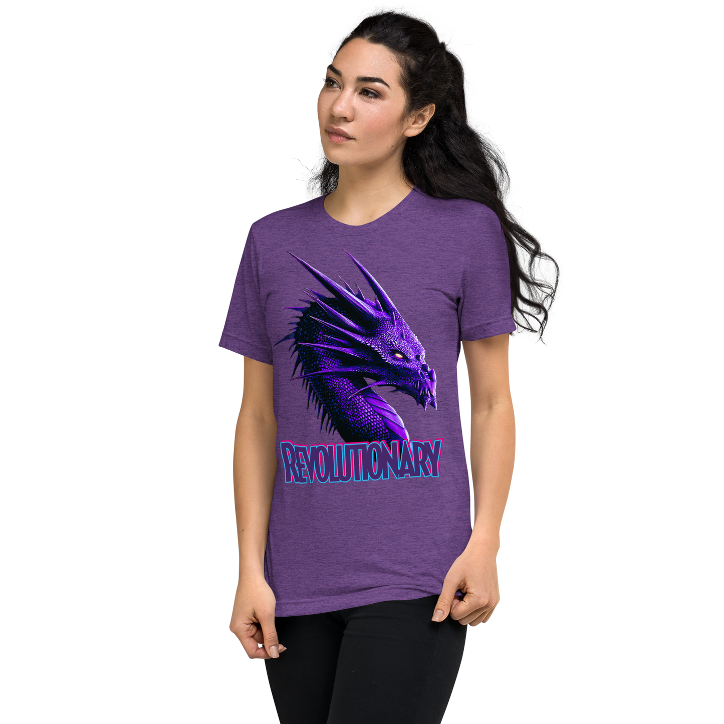 "PURPLE FIRE" Unisex Tri-blend T-shirt