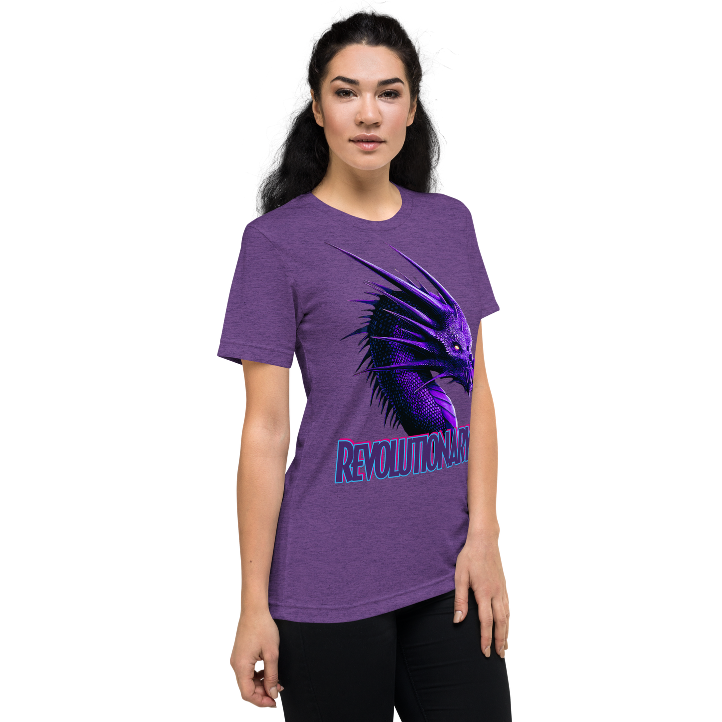 "PURPLE FIRE" Unisex Tri-blend T-shirt