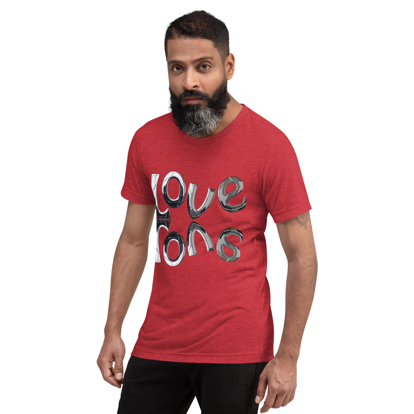 "REFLECTION OF LOVE" Unisex Tri-blend T-shirt