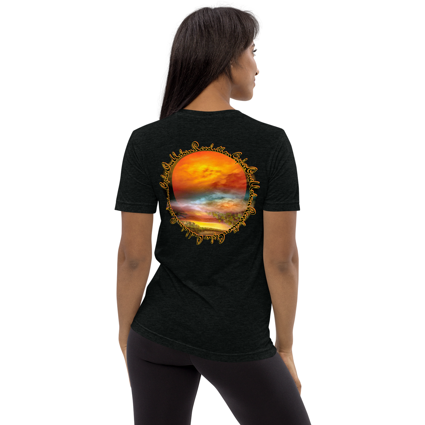 "SOLAR FLARES" Unisex Tri-blend T-shirt