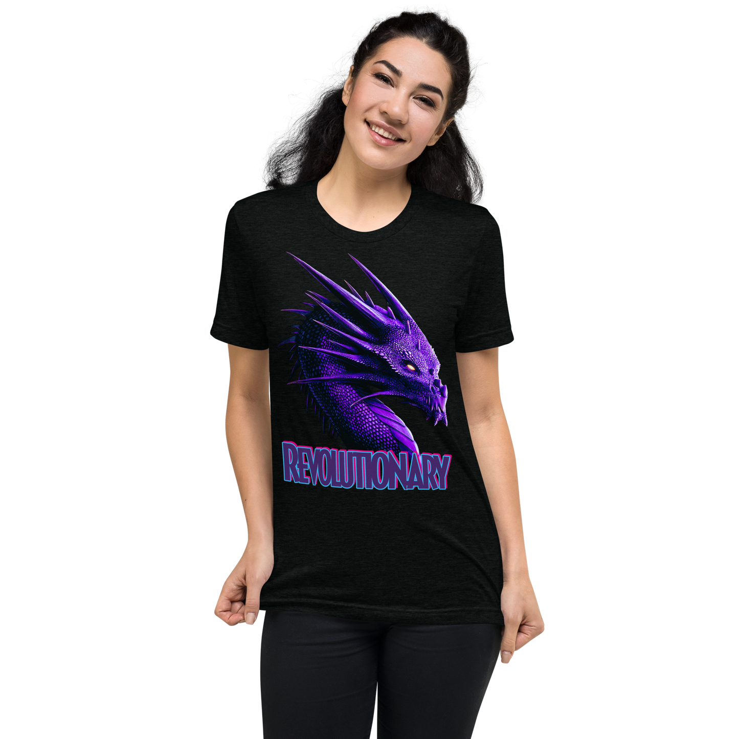 "PURPLE FIRE" Unisex Tri-blend T-shirt