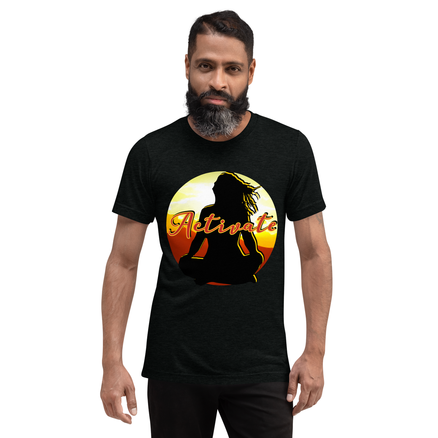 "SOLAR FLARES" Unisex Tri-blend T-shirt