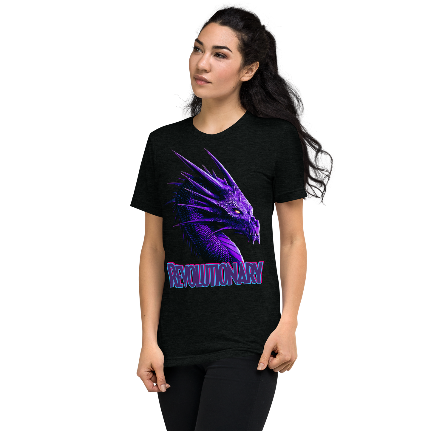 "PURPLE FIRE" Unisex Tri-blend T-shirt