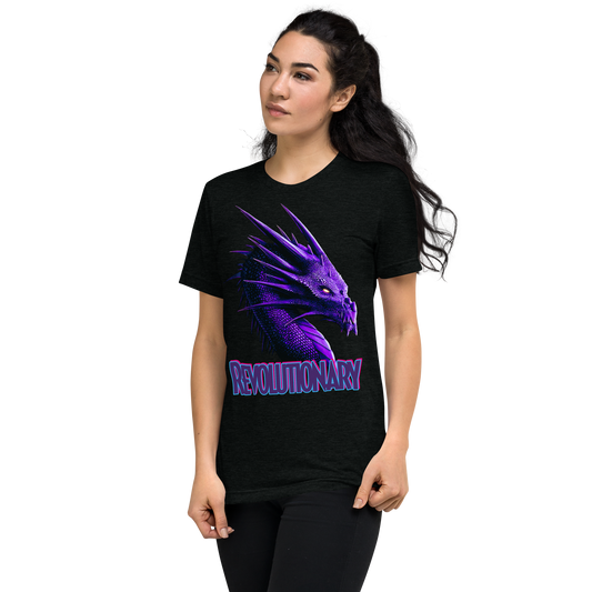 "PURPLE FIRE" Unisex Tri-blend T-shirt