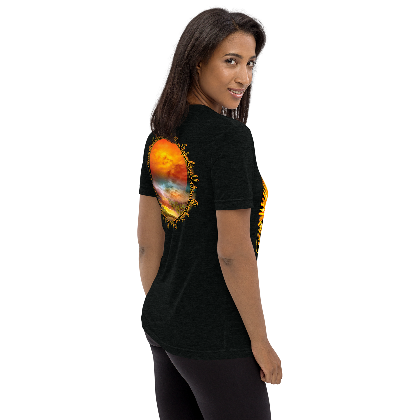 "SOLAR FLARES" Unisex Tri-blend T-shirt