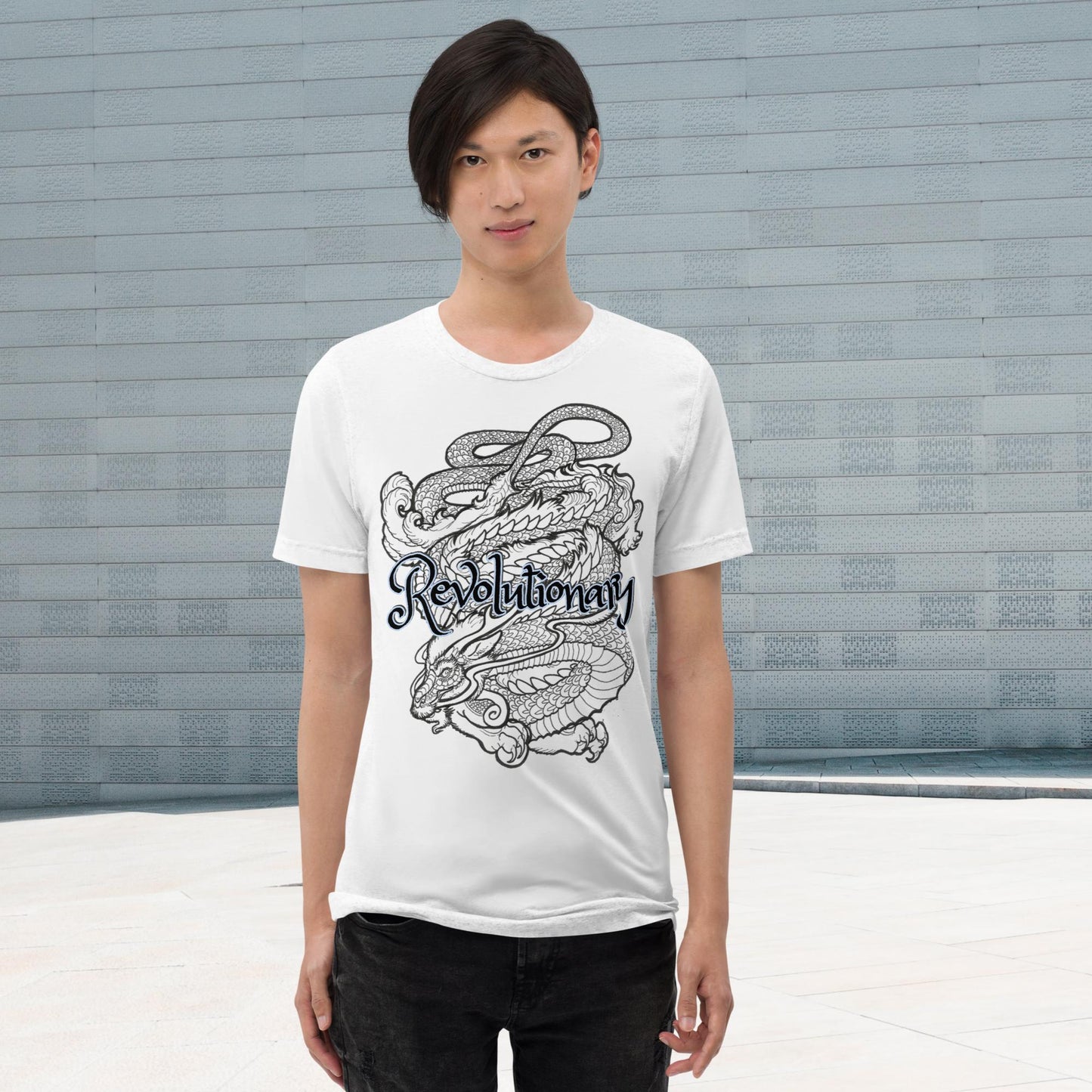 "POLAR DRAGON" Unisex Tri-blend T-shirt