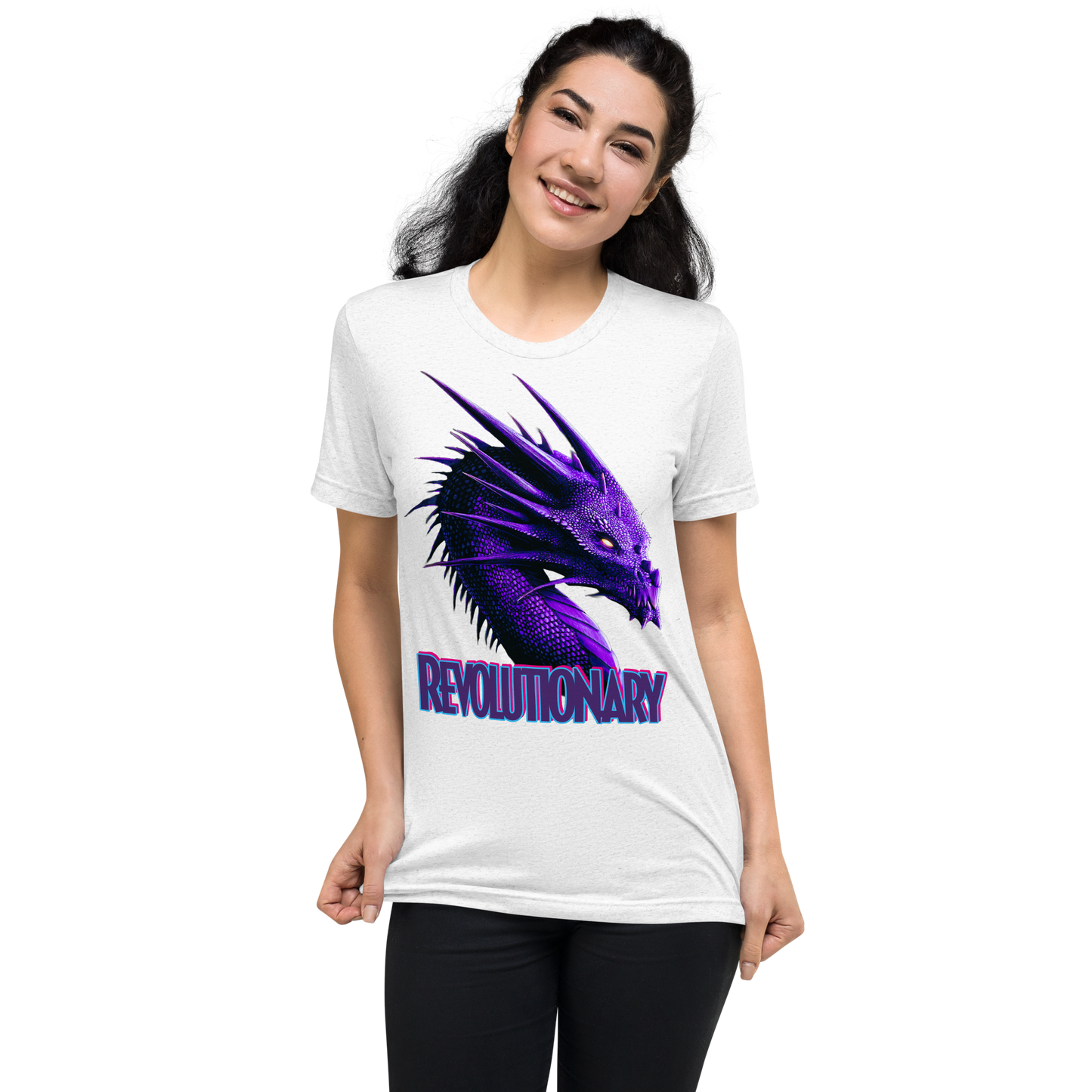 "PURPLE FIRE" Unisex Tri-blend T-shirt