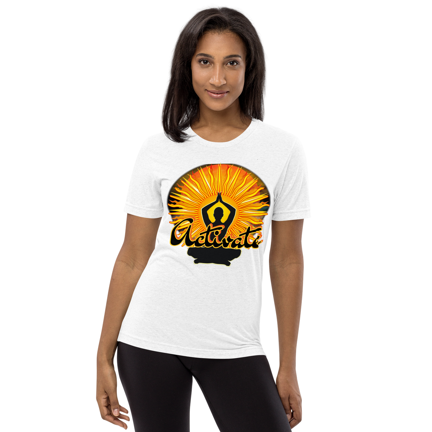 "SOLAR FLARES" Unisex Tri-blend T-shirt