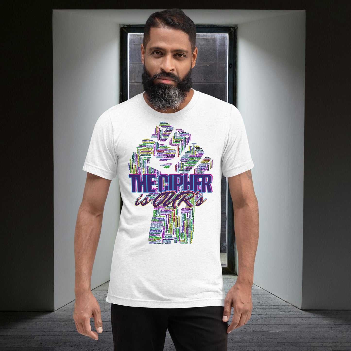 "THE CIPHER" Unisex Tri-blend T-shirt