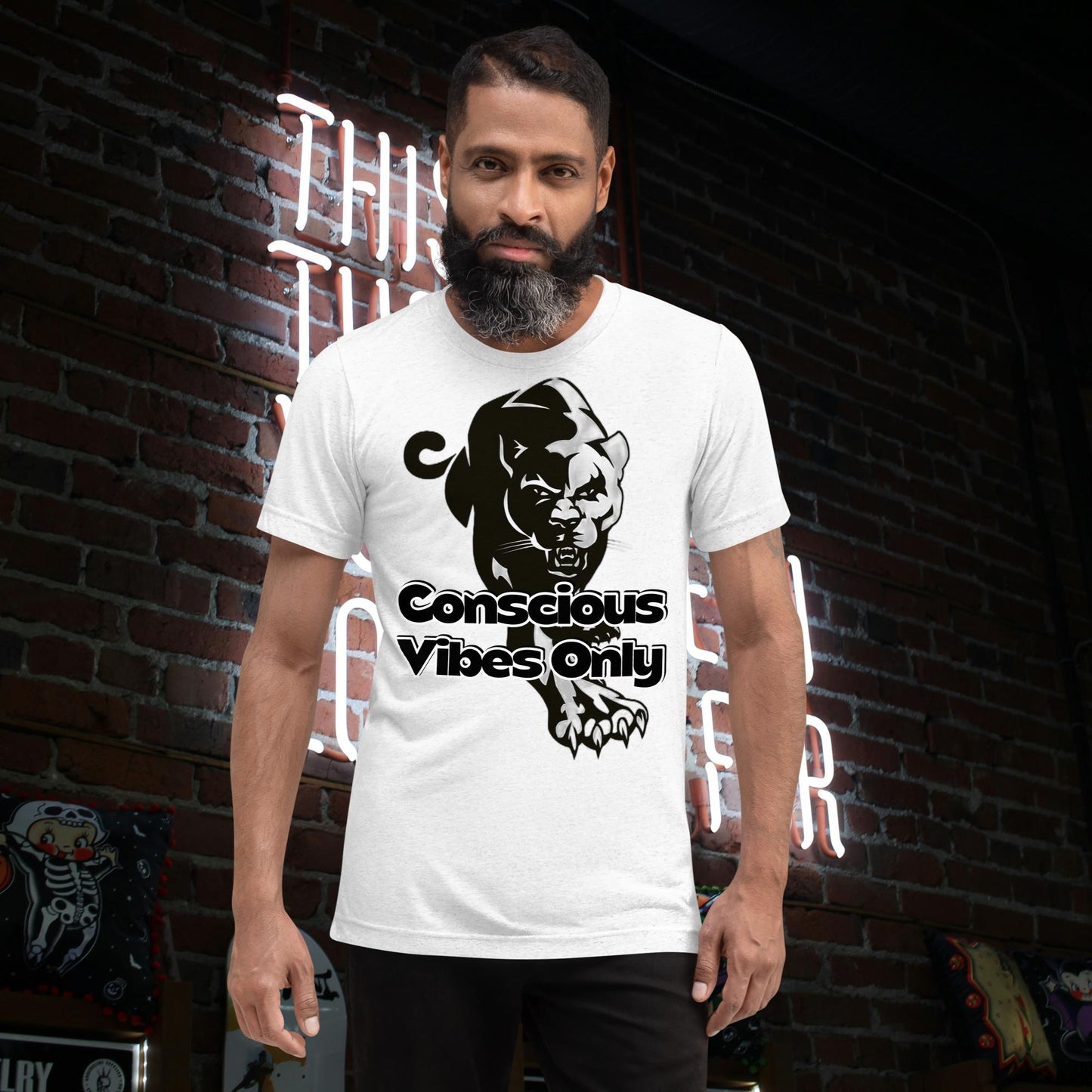 "CONSCIOUS VIBES" Unisex Tri-Blend T-Shirt