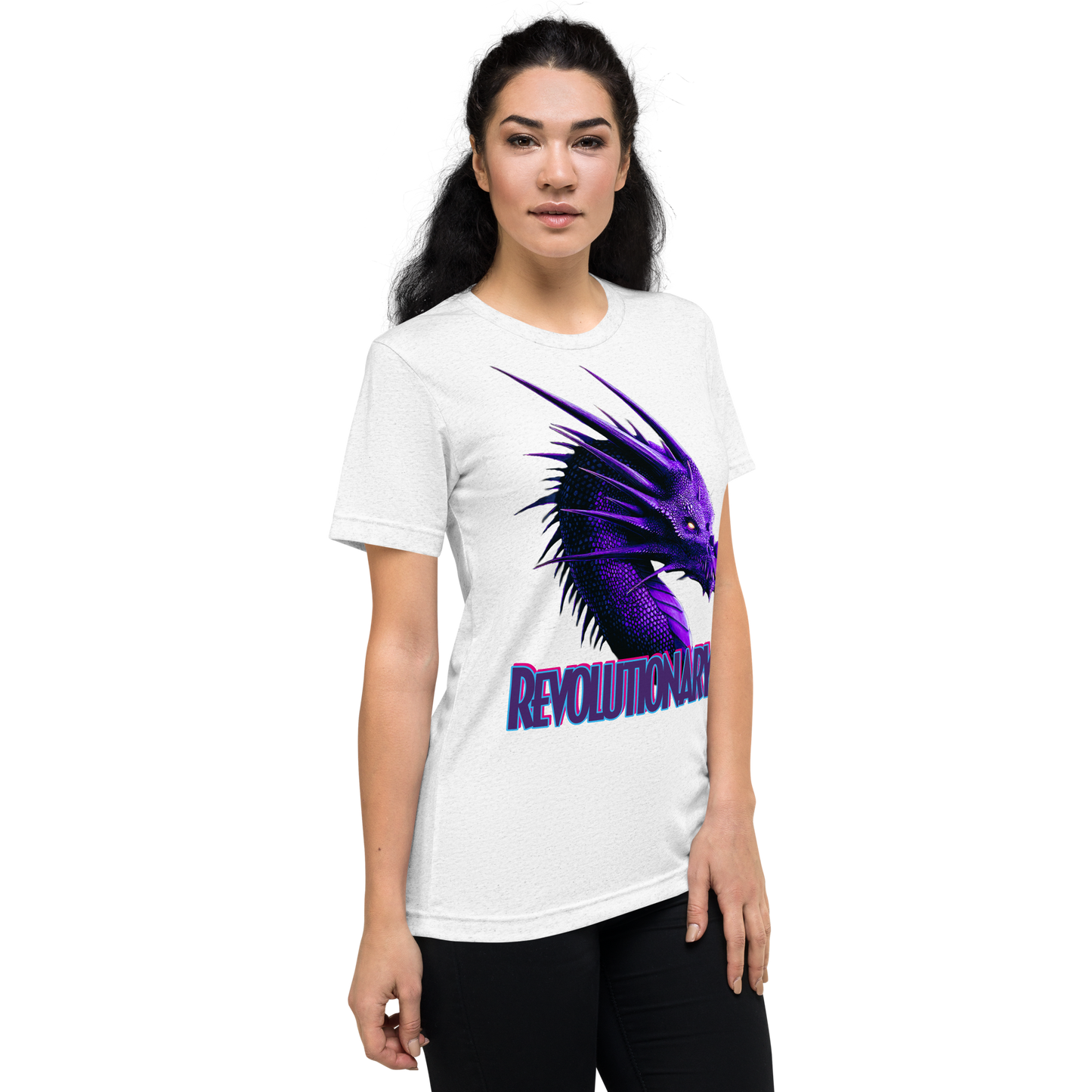 "PURPLE FIRE" Unisex Tri-blend T-shirt