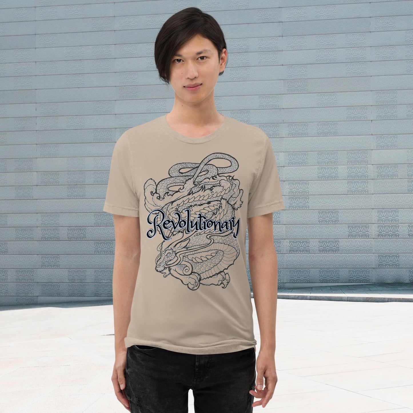 "POLAR DRAGON" Unisex Tri-blend T-shirt