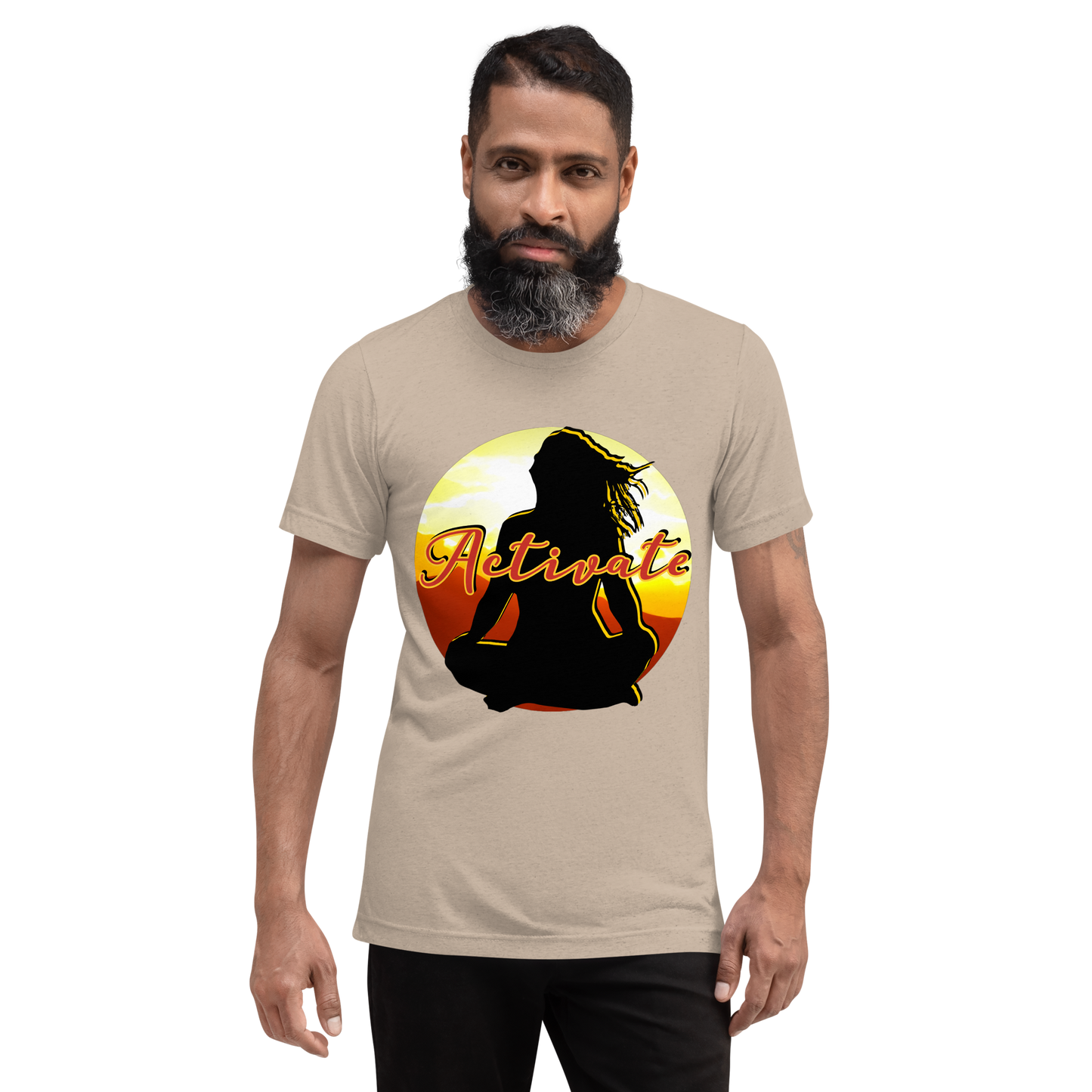 "SOLAR FLARES" Unisex Tri-blend T-shirt