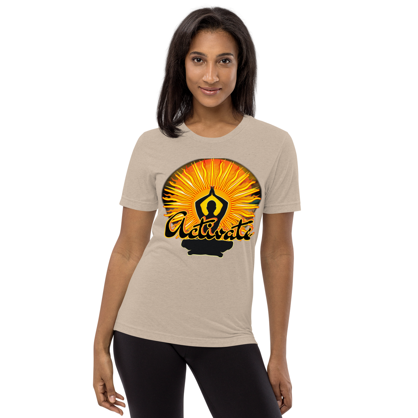 "SOLAR FLARES" Unisex Tri-blend T-shirt