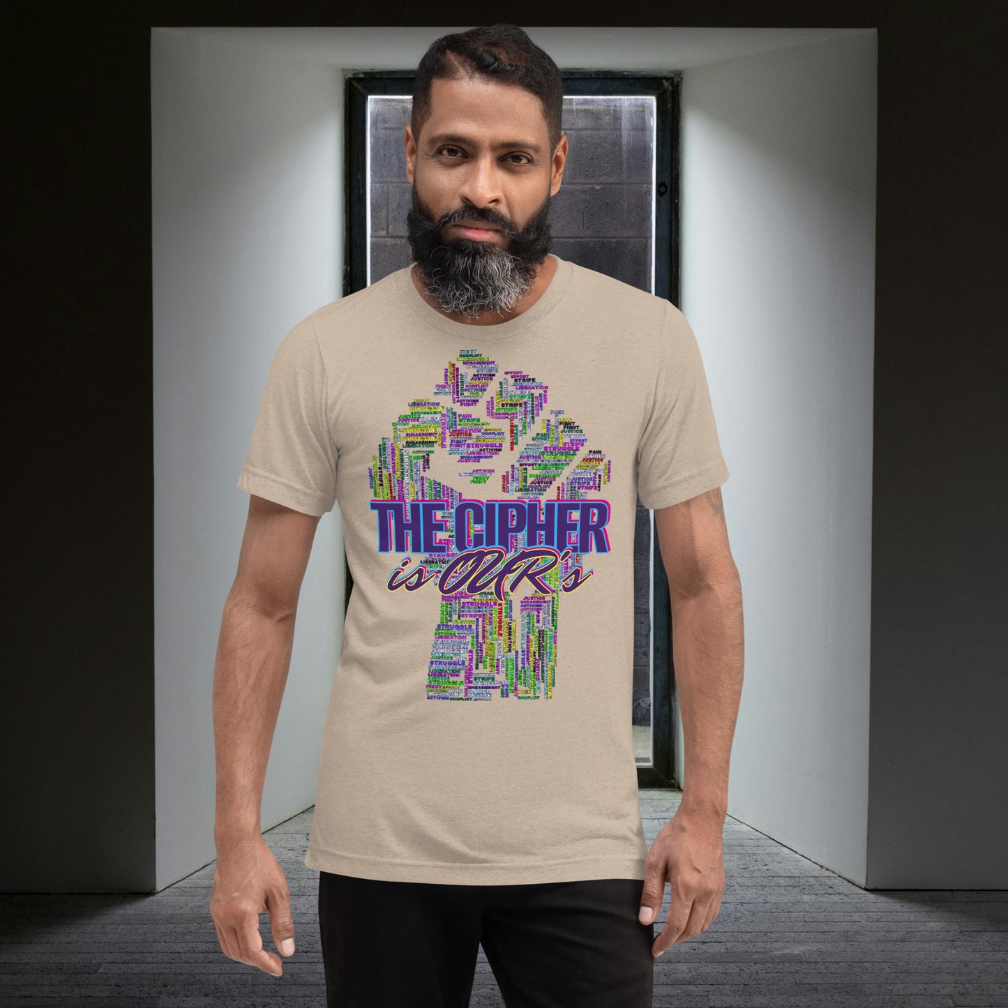 "THE CIPHER" Unisex Tri-blend T-shirt