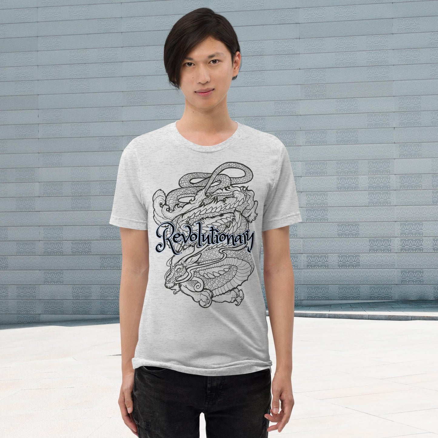 "POLAR DRAGON" Unisex Tri-blend T-shirt