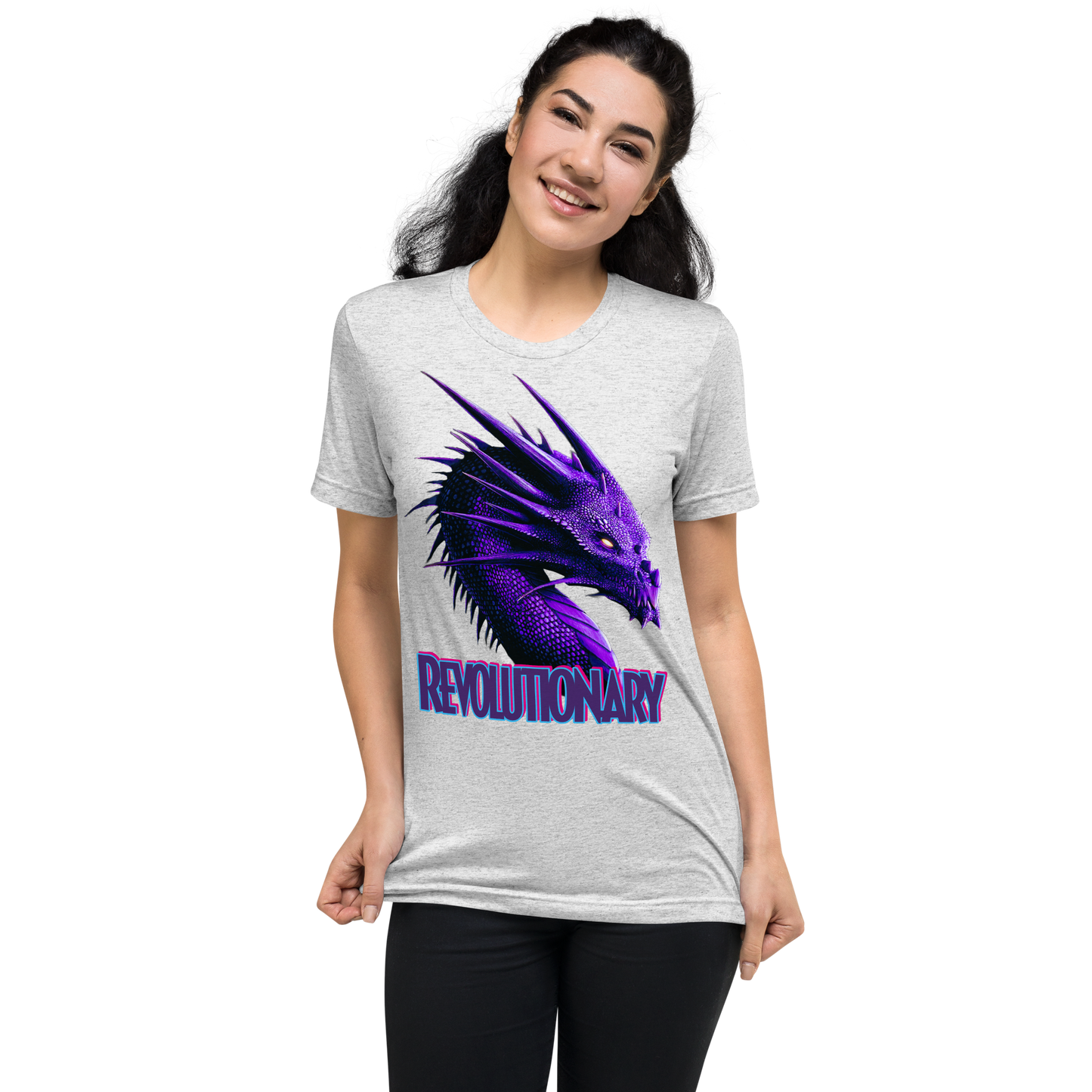 "PURPLE FIRE" Unisex Tri-blend T-shirt